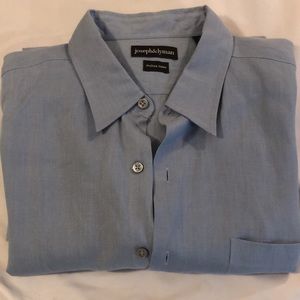 Joseph&lyman Italian Linen Casual Dress Shirt Size Large